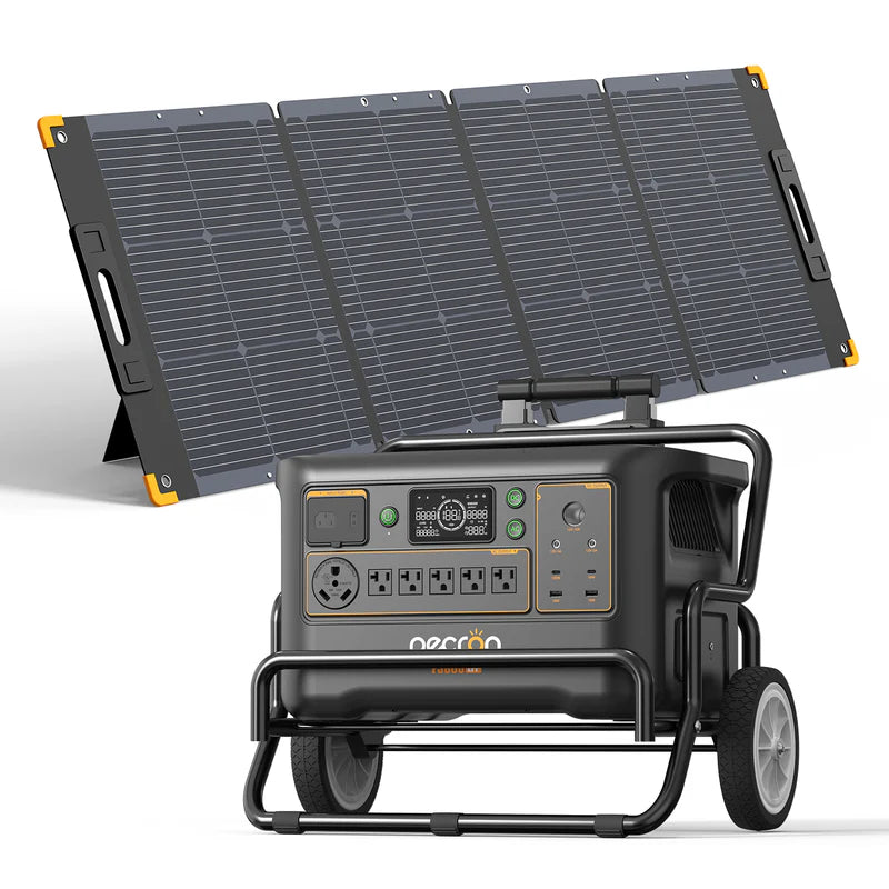 PECRON F3000LFP Solar Generator Kit 3600W 3072Wh