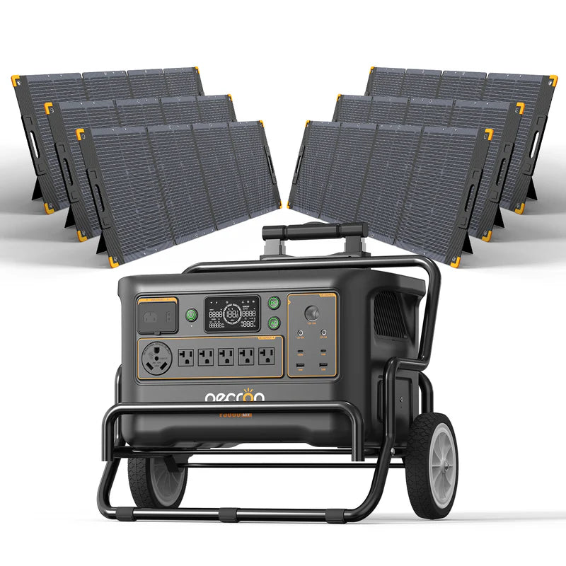 PECRON F3000LFP Solar Generator Kit 3600W 3072Wh