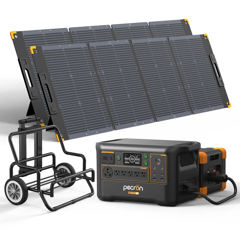 PECRON F3000LFP Solar Generator Kit 3600W 3072Wh