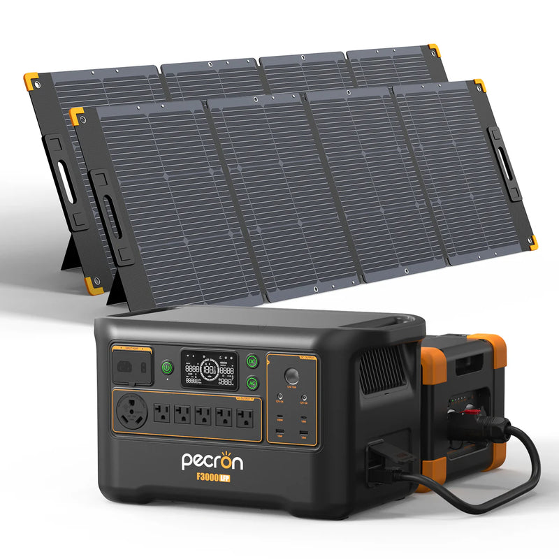 PECRON F3000LFP Solar Generator Kit 3600W 3072Wh