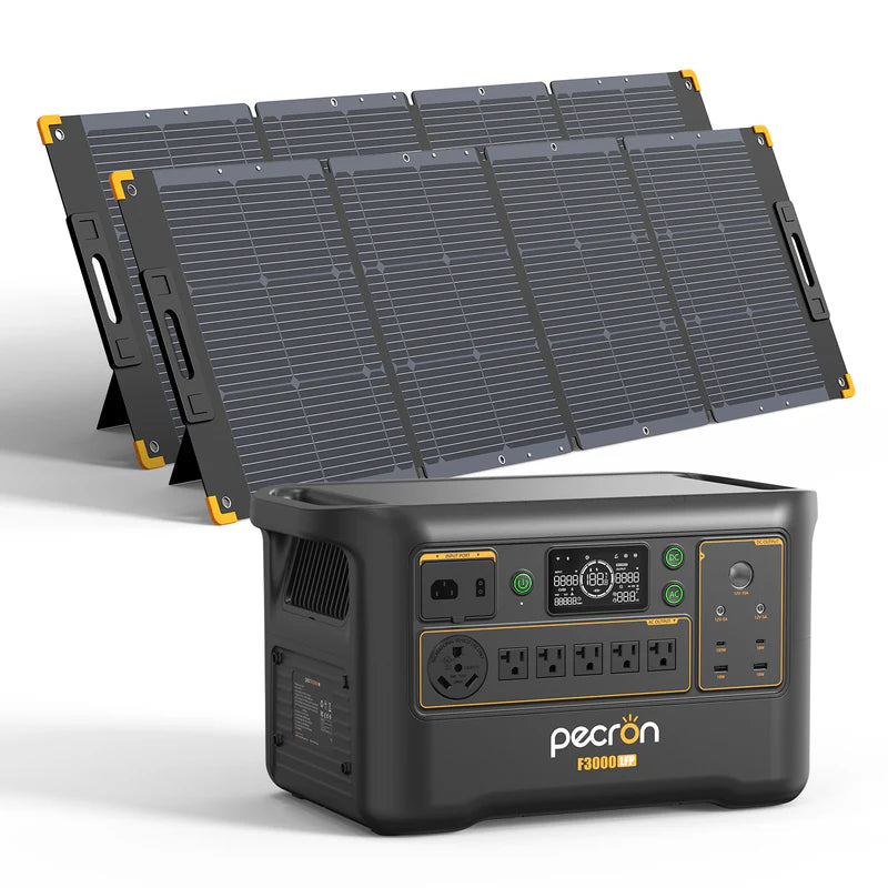 PECRON F3000LFP Solar Generator Kit 3600W 3072Wh
