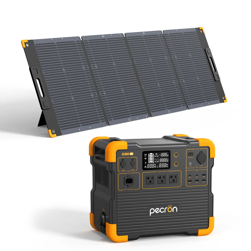 PECRON E2400LFP Solar Generator Kit 2400W 2048Wh