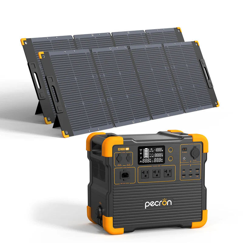 PECRON E2400LFP Solar Generator Kit 2400W 2048Wh