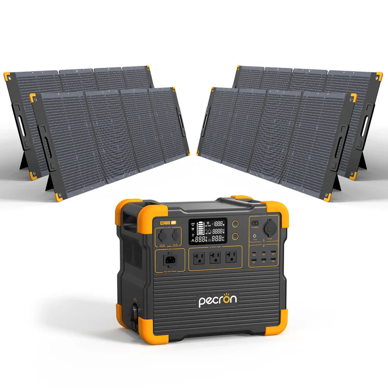 PECRON E2400LFP Solar Generator Kit 2400W 2048Wh