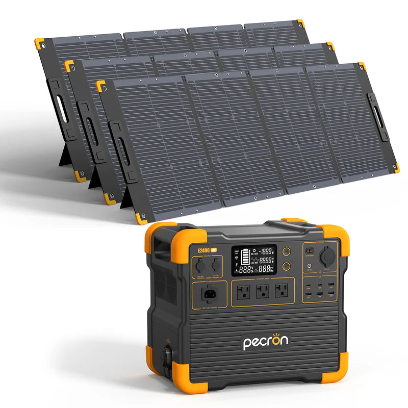 PECRON E2400LFP Solar Generator Kit 2400W 2048Wh