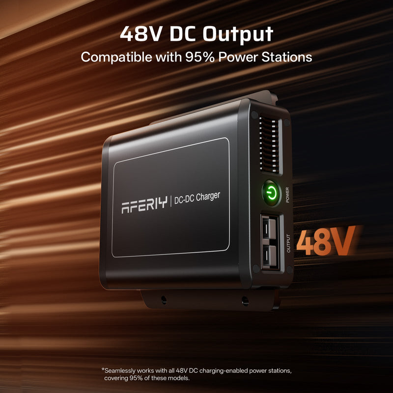 AFERIY DC060 580W DC-DC Alternator Charger for Portable Power Stations