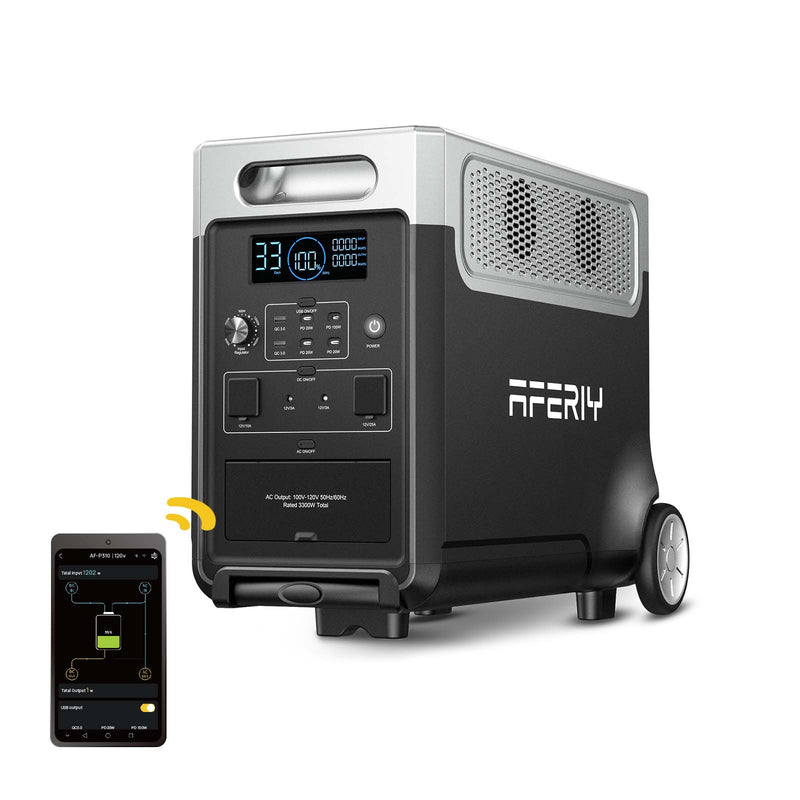 AFERIY P310 Portable Power Station with Expandable Capacity 3600W 3840Wh