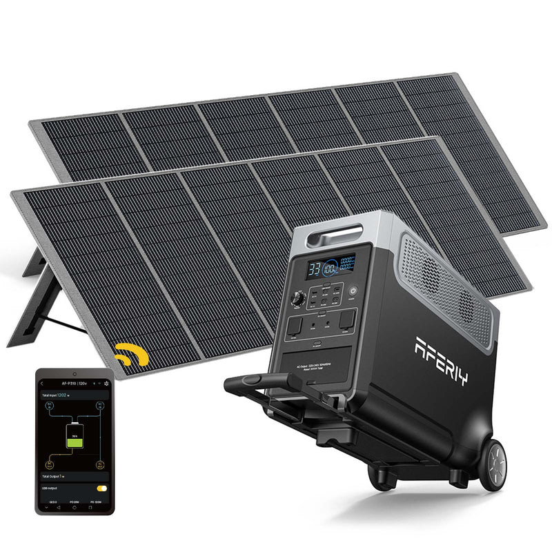 AFERIY P310 3600W Solar Generator Kit