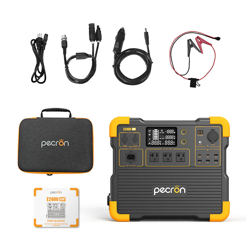 PECRON E2400LFP Solar Generator Kit 2400W 2048Wh